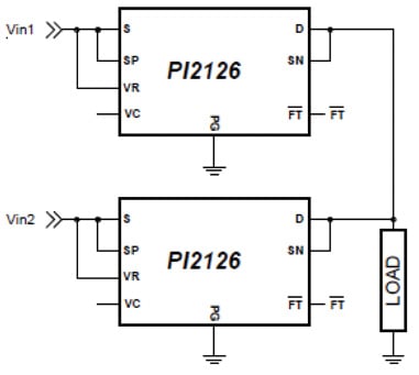 PI2126 ORing controllers 